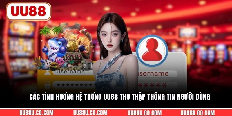 Các tình huống hệ thống UU88 thu thập thông tin người dùng 