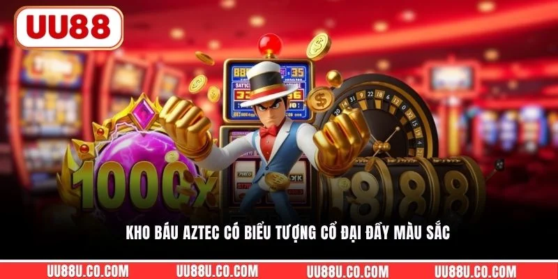 Kho Báu Aztec có biểu tượng cổ đại đầy màu sắc